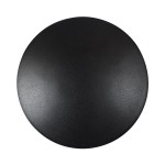 GloboStar® HELIO-R 60659 Φωτιστικό Τοίχου - Απλίκα Αρχιτεκτονικού Φωτισμού Εσωτερικού/Εξωτερικού Χώρου LED 7W 805lm 120° x 360° AC 220-240V Αδιάβροχο IP65 Φ16 x Π5cm - Θερμό Λευκό 2700K - Μαύρο - Στρόγγυλο - Bridgelux Chip - 3 Years Warranty