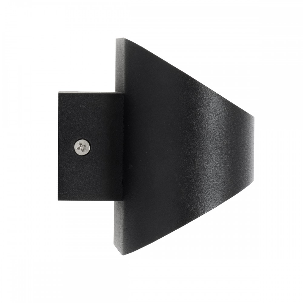 GloboStar® EDEN 60669 Φωτιστικό Τοίχου - Απλίκα Αρχιτεκτονικού Φωτισμού Εσωτερικού Χώρου Up & Down LED 10W 1000lm 60° AC 220-240V IP20 Μ16 x Π10.5 x Υ9cm - Φυσικό Λευκό 4500K - Μαύρο - Bridgelux Chip - 3 Years Warranty
