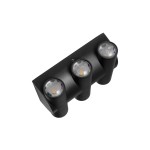 GLOBOSTAR® ARC 60680 Μοντέρνο Φωτιστικό Τοίχου - Απλίκα LED 12W 1500lm 30° AC 220-240V Αδιάβροχο IP65 Θερμό Λευκό 2700K - CREE XPE Chip & TÜV SÜD Driver - Μαύρο Ματ - Μ14 x Π4.8 x Υ11.5cm - 5 Χρόνια Εγγύηση