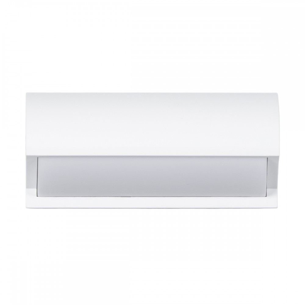 GLOBOSTAR® HORIZON 60691 Φωτιστικό Τοίχου - Απλίκα Εσωτερικού/Εξωτερικού Χώρου LED 15W 1575lm 120° AC175-265V Αδιάβροχο IP65 - Πλαστικό Σώμα - Φυσικό λευκό 4500K - Μ23.5 x Π11 x Υ10cm - Λευκό - Bridgelux Chip - 3 Χρόνια Εγγύηση