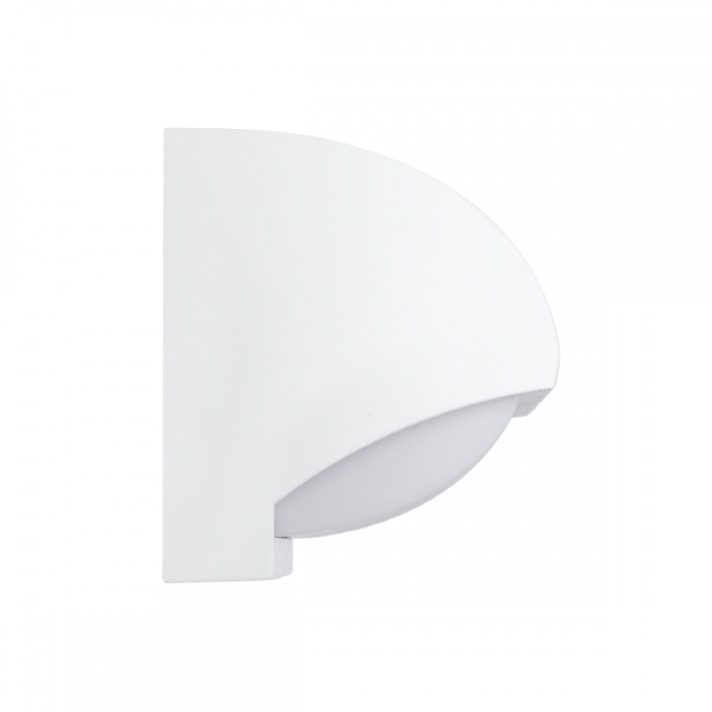 GLOBOSTAR® HORIZON 60691 Φωτιστικό Τοίχου - Απλίκα Εσωτερικού/Εξωτερικού Χώρου LED 15W 1575lm 120° AC175-265V Αδιάβροχο IP65 - Πλαστικό Σώμα - Φυσικό λευκό 4500K - Μ23.5 x Π11 x Υ10cm - Λευκό - Bridgelux Chip - 3 Χρόνια Εγγύηση