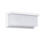GLOBOSTAR® CITYSCAPE 60697 Μοντέρνο Φωτιστικό Τοίχου - Απλίκα LED 18W 1890lm 120° AC 220-240V Αδιάβροχο IP65 Φυσικό Λευκό 4500K - Bridgelux SMD Chip - Λευκό Ματ - Μ23.5 x Π11 x Υ10cm - 3 Χρόνια Εγγύηση