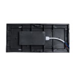 GLOBOSTAR® CITYSCAPE 60698 Μοντέρνο Φωτιστικό Τοίχου - Απλίκα LED 18W 1890lm 120° AC 220-240V Αδιάβροχο IP65 Φυσικό Λευκό 4500K - Bridgelux SMD Chip - Γκρι Ματ - Μ23.5 x Π11 x Υ10cm - 3 Χρόνια Εγγύηση