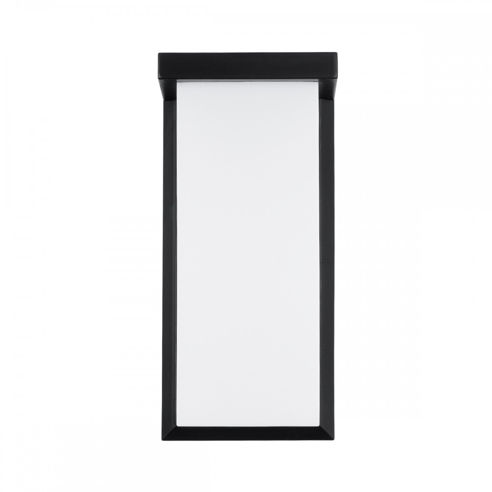 GLOBOSTAR® LOFT 60758 Φωτιστικό Τοίχου - Απλίκα Εσωτερικού/Εξωτερικού Χώρου LED 18W 1890lm 120° AC175-265V Αδιάβροχο IP65 - Πλαστικό Σώμα - Φυσικό λευκό 4500K - Μ24.5 x Π11 x Υ9.5cm - Μαύρο - Bridgelux Chip - 3 Χρόνια Εγγύηση