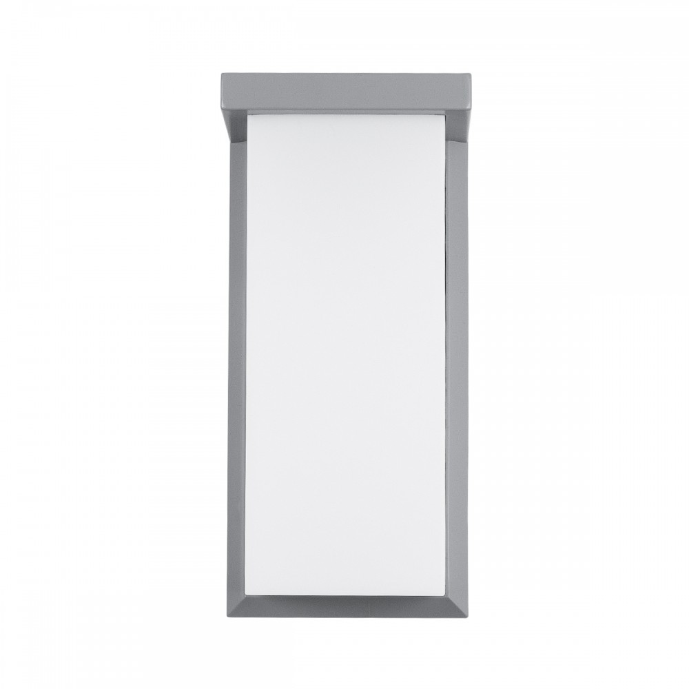 GLOBOSTAR® LOFT 60759 Φωτιστικό Τοίχου - Απλίκα Εσωτερικού/Εξωτερικού Χώρου LED 18W 1890lm 120° AC175-265V Αδιάβροχο IP65 - Πλαστικό Σώμα - Φυσικό λευκό 4500K - Μ24.5 x Π11 x Υ9.5cm -  Γκρι - Bridgelux Chip - 3 Χρόνια Εγγύηση