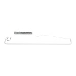 GloboStar® LINARIA 60922 Κρεμαστό Φωτιστικό Οροφής Design LED CCT 36W 4150lm 200° AC 220-240V - Εναλλαγή Φωτισμού μέσω Τηλεχειριστηρίου All In One Ψυχρό 6000k+Φυσικό 4500k+Θερμό 2700k Dimmable Μ120 x Π2 x Υ10cm - Λευκό - 3 Years Warranty