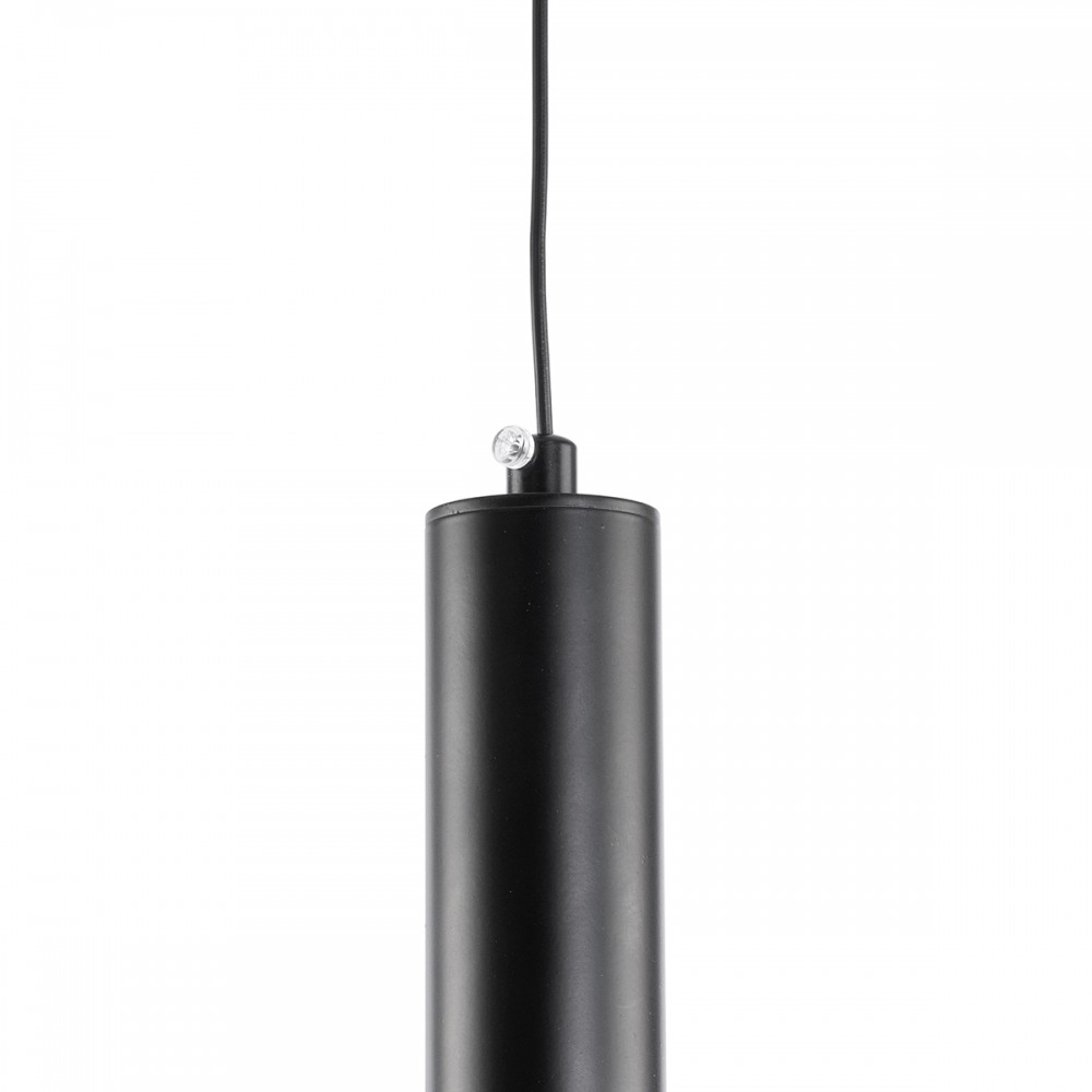 GLOBOSTAR® ZANE 60933 Κρεμαστό Φωτιστικό Design LED CCT 18W 2016lm 120° AC 220-240V IP20 - Εναλλαγή Φωτισμού μέσω Τηλεχειριστηρίου All In One Ψυχρό 6000k+Φυσικό 4500k+Θερμό 2700k Dimmable - Φ15 x Υ20cm - Μαύρο & Χρυσό - 3 Χρόνια Εγγύηση