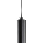 GLOBOSTAR® ZANE 60933 Κρεμαστό Φωτιστικό Design LED CCT 18W 2016lm 120° AC 220-240V IP20 - Εναλλαγή Φωτισμού μέσω Τηλεχειριστηρίου All In One Ψυχρό 6000k+Φυσικό 4500k+Θερμό 2700k Dimmable - Φ15 x Υ20cm - Μαύρο & Χρυσό - 3 Χρόνια Εγγύηση