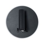 GLOBOSTAR® LADY-R 60938 Μοντέρνο Φωτιστικό Τοίχου - Απλίκα Ξενοδοχείου Reading Light με Φορτιστή USB 3A LED 6W 600lm 36° & 360° AC 220-240V IP20 Φυσικό Λευκό 4500K - Bridgelux COB Chip & TÜV SÜD Driver - Μαύρο Ματ - Μ15 x Π15 x Υ7cm - 3 Χρόνια Εγγ