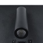 GLOBOSTAR® LADY-S 60942 Μοντέρνο Φωτιστικό Τοίχου - Απλίκα Ξενοδοχείου Reading Light με Φορτιστή USB 3A LED 6W 600lm 36° & 360° AC 220-240V IP20 Φυσικό Λευκό 4500K - Bridgelux COB Chip & TÜV SÜD Driver - Μαύρο Ματ - Μ15 x Π15 x Υ7cm - 3 Χρόνια Εγγ