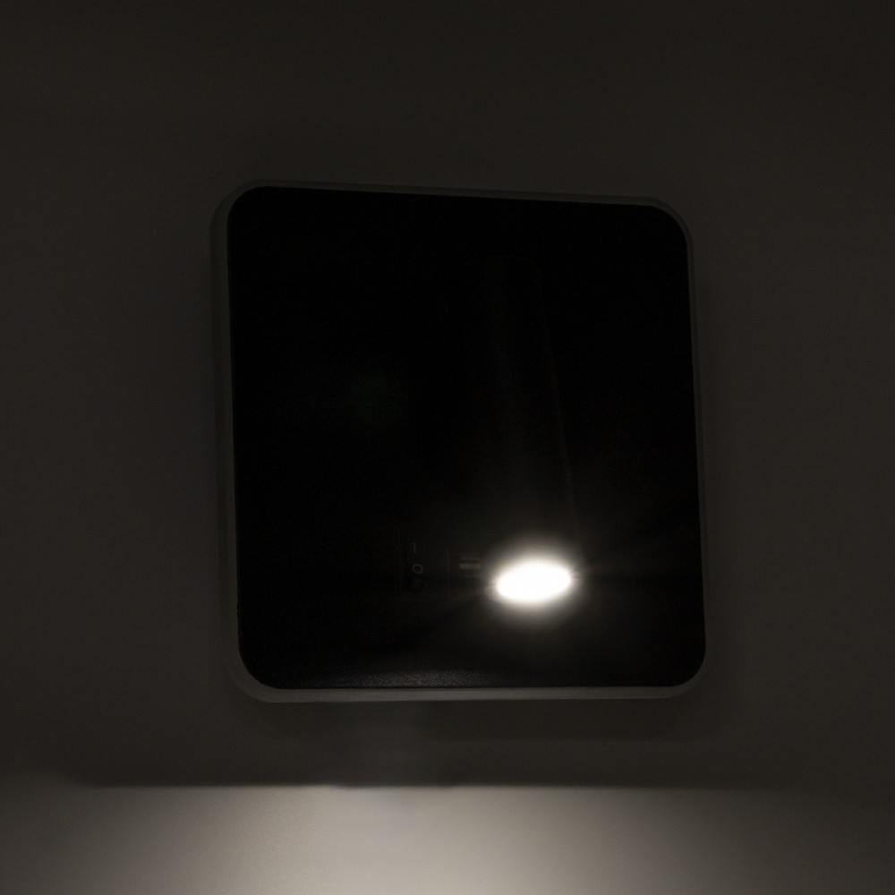 GLOBOSTAR® LADY-S 60942 Μοντέρνο Φωτιστικό Τοίχου - Απλίκα Ξενοδοχείου Reading Light με Φορτιστή USB 3A LED 6W 600lm 36° & 360° AC 220-240V IP20 Φυσικό Λευκό 4500K - Bridgelux COB Chip & TÜV SÜD Driver - Μαύρο Ματ - Μ15 x Π15 x Υ7cm - 3 Χρόνια Εγγ