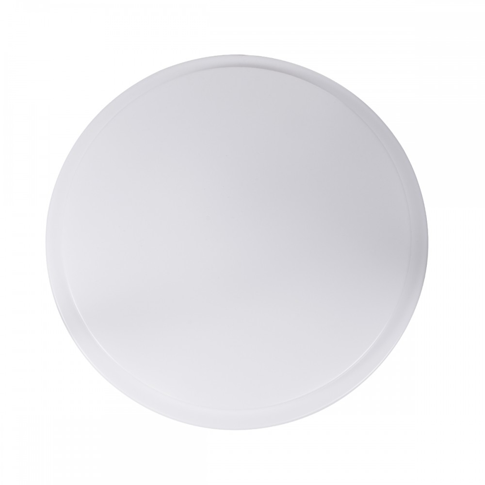 GloboStar® SENSORANO 60995 Πλαφονιέρα Οροφής LED 30W 3000lm 120° AC 220-240V με Ενσωματωμένο Σύστημα Ρυθμιζόμενου Microwave Αισθητήρα Κίνησης - Αδιάβροχη IP54 Φ38 x Υ5.3cm Φυσικό Λευκό 4500K - Λευκό - Bridgelux Chips - 3 Years Warranty