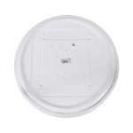 GloboStar® SENSORANO 60995 Πλαφονιέρα Οροφής LED 30W 3000lm 120° AC 220-240V με Ενσωματωμένο Σύστημα Ρυθμιζόμενου Microwave Αισθητήρα Κίνησης - Αδιάβροχη IP54 Φ38 x Υ5.3cm Φυσικό Λευκό 4500K - Λευκό - Bridgelux Chips - 3 Years Warranty