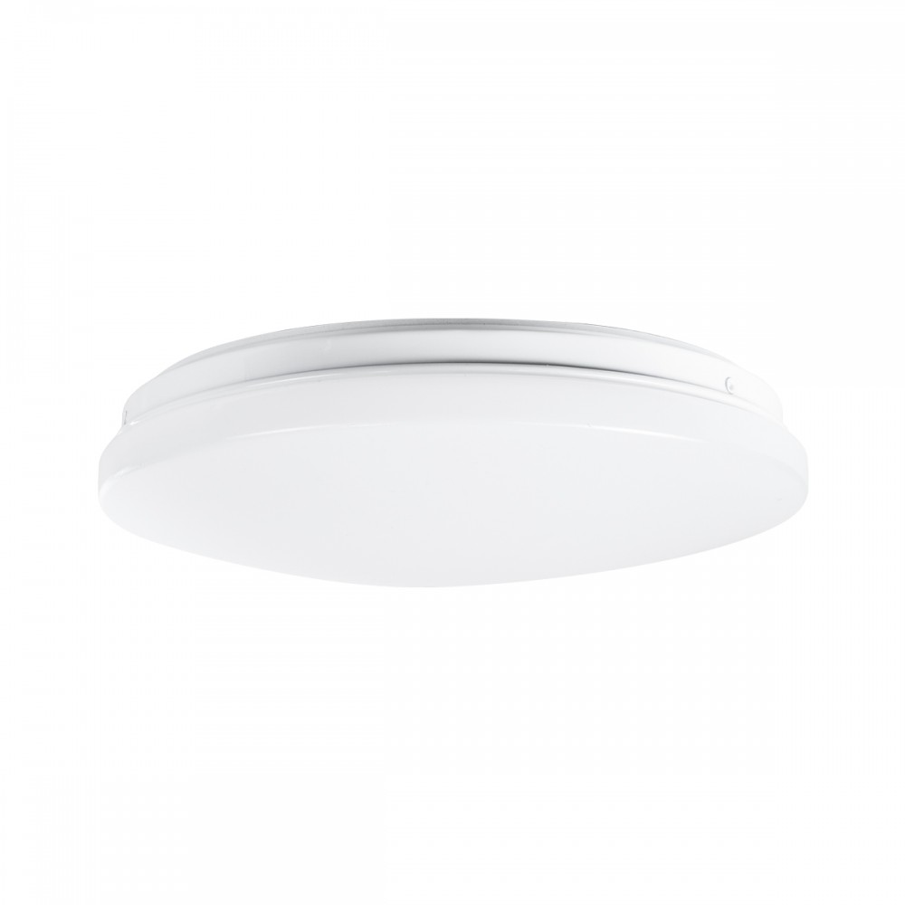 GloboStar® CELANO 61006 LED Πλαφονιέρα Οροφής Στρόγγυλη Φ26 20W 1900lm 120° AC 220-240V Αδιάβροχη IP54 Φ26 x Υ6cm Φυσικό Λευκό 4500K - 3 Χρόνια Εγγύηση