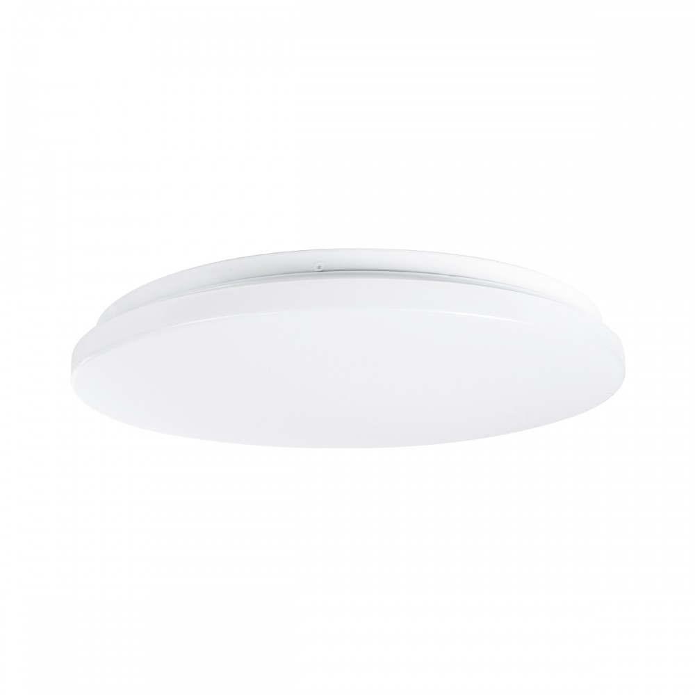 GloboStar® CELANO 61008 LED Πλαφονιέρα Οροφής Στρόγγυλη Φ33 30W 3000lm 120° AC 220-240V Αδιάβροχη IP54 Φ33 x Υ6cm Ψυχρό Λευκό 6000K - 3 Χρόνια Εγγύηση