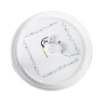 GloboStar® CELANO 61008 LED Πλαφονιέρα Οροφής Στρόγγυλη Φ33 30W 3000lm 120° AC 220-240V Αδιάβροχη IP54 Φ33 x Υ6cm Ψυχρό Λευκό 6000K - 3 Χρόνια Εγγύηση