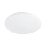 GloboStar® CELANO 61010 LED Πλαφονιέρα Οροφής Στρόγγυλη Φ33 30W 2700lm 120° AC 220-240V Αδιάβροχη IP54 Φ33 x Υ6cm Θερμό Λευκό 2700K - 3 Χρόνια Εγγύηση