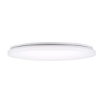 GloboStar® AVA 61017 Πλαφονιέρα Οροφής LED CCT 76W 8372lm 120° AC 220-240V - Εναλλαγή Φωτισμού μέσω Τηλεχειριστηρίου All In One Ψυχρό Λευκό 6000k+Φυσικό Λευκό 4500k+Θερμό Λευκό 2700k Dimmable Φ48cm - Λευκό - 3 Years Warranty
