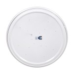 GloboStar® AVA 61017 Πλαφονιέρα Οροφής LED CCT 76W 8372lm 120° AC 220-240V - Εναλλαγή Φωτισμού μέσω Τηλεχειριστηρίου All In One Ψυχρό Λευκό 6000k+Φυσικό Λευκό 4500k+Θερμό Λευκό 2700k Dimmable Φ48cm - Λευκό - 3 Years Warranty