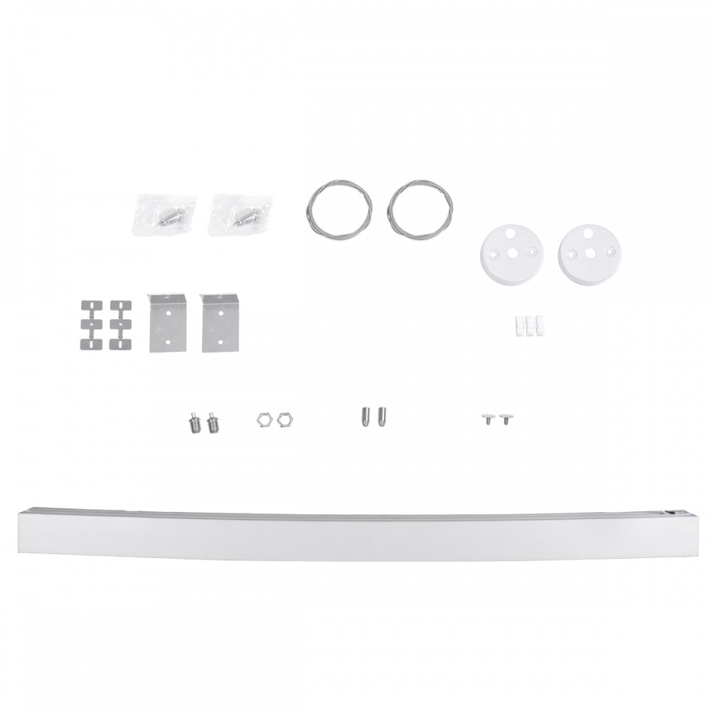 GloboStar® ORION 61031-W Γραμμικό Φωτιστικό Τοίχου - Απλίκα Linear LED CCT 72W 8600lm 120° AC 220-240V Μ120 x Π5.5 x Υ7cm - Εναλλαγή Φωτισμού μέσω Τηλεχειριστηρίου All In One Ψυχρό 6000k+Φυσικό 4500k+Θερμό 2700k Dimmable - Λευκό - 3 Years Warranty
