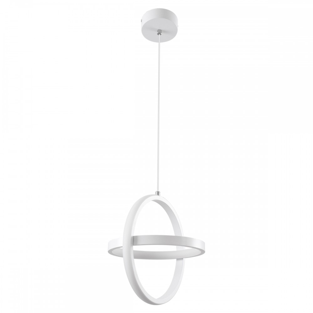 GloboStar® ALICE 61056 Κρεμαστό Φωτιστικό Οροφής Design LED CCT 20W 2400lm 300° AC 220-240V - Εναλλαγή Φωτισμού μέσω Διακόπτη On/Off All In One Ψυχρό 6000k+Φυσικό 4500k+Θερμό 2700k Μ25 x Π22 x Υ25cm - Λευκό