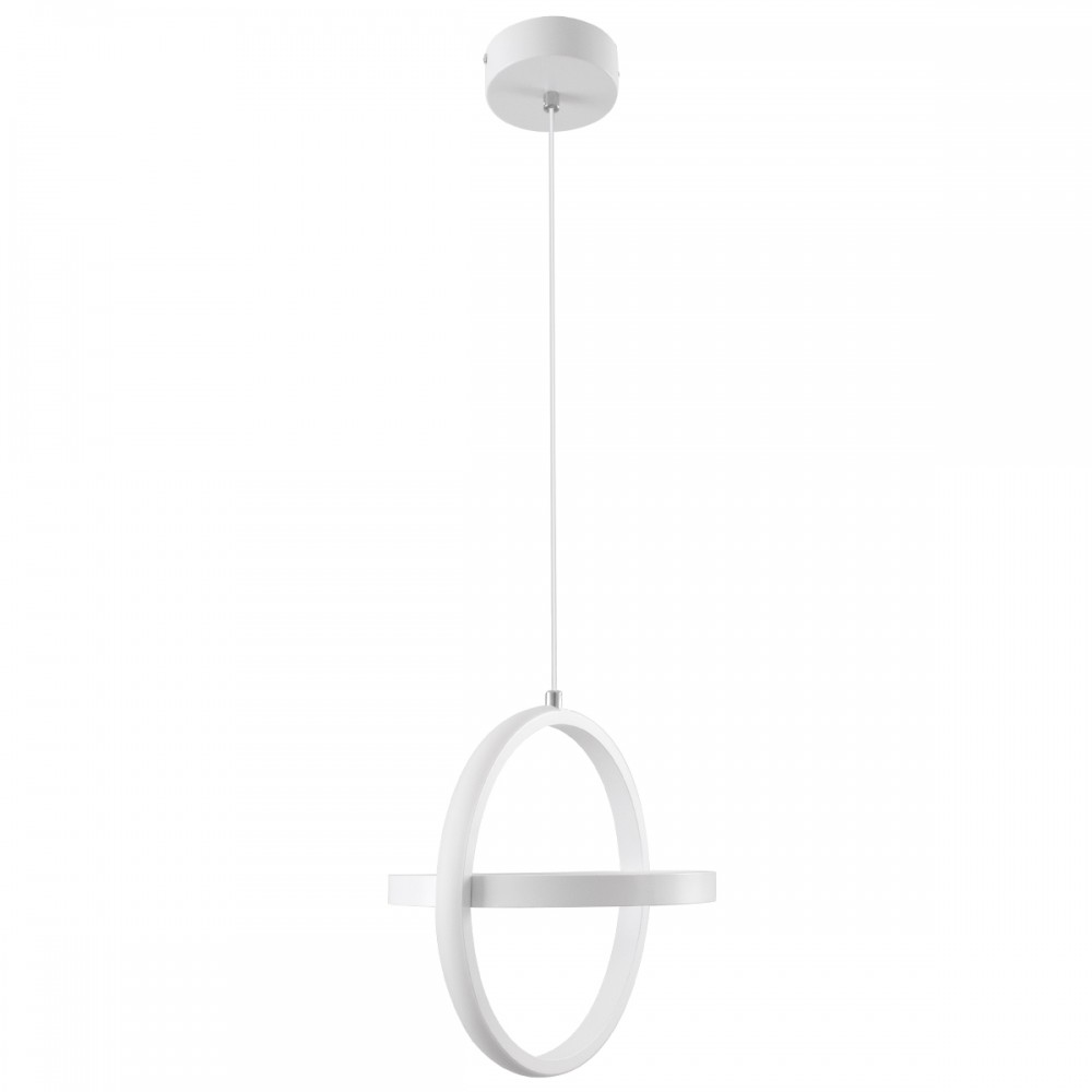 GloboStar® ALICE 61056 Κρεμαστό Φωτιστικό Οροφής Design LED CCT 20W 2400lm 300° AC 220-240V - Εναλλαγή Φωτισμού μέσω Διακόπτη On/Off All In One Ψυχρό 6000k+Φυσικό 4500k+Θερμό 2700k Μ25 x Π22 x Υ25cm - Λευκό