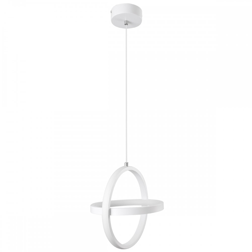 GloboStar® ALICE 61056 Κρεμαστό Φωτιστικό Οροφής Design LED CCT 20W 2400lm 300° AC 220-240V - Εναλλαγή Φωτισμού μέσω Διακόπτη On/Off All In One Ψυχρό 6000k+Φυσικό 4500k+Θερμό 2700k Μ25 x Π22 x Υ25cm - Λευκό