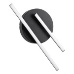 GloboStar® DRACO 61091 Φωτιστικό Οροφής Γραμμικό Linear Design LED CCT 36W 4428lm 120° AC 220-240V - Εναλλαγή Φωτισμού μέσω Τηλεχειριστηρίου All In One Ψυχρό 6000k+Φυσικό 4500k+Θερμό 2700k Dimmable Φ50 x Υ6cm - Μαύρο - 3 Years Warranty