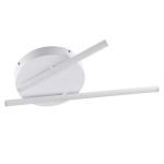 GloboStar® DRACO 61092 Φωτιστικό Οροφής Γραμμικό Linear Design LED CCT 36W 4428lm 120° AC 220-240V - Εναλλαγή Φωτισμού μέσω Τηλεχειριστηρίου All In One Ψυχρό 6000k+Φυσικό 4500k+Θερμό 2700k Dimmable Φ50 x Υ6cm - Λευκό - 3 Years Warranty