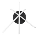 GloboStar® DRACO 61093 Φωτιστικό Οροφής Γραμμικό Linear Design LED CCT 45W 5535lm 120° AC 220-240V - Εναλλαγή Φωτισμού μέσω Τηλεχειριστηρίου All In One Ψυχρό 6000k+Φυσικό 4500k+Θερμό 2700k Dimmable Φ50 x Υ11cm - Μαύρο - 3 Years Warranty