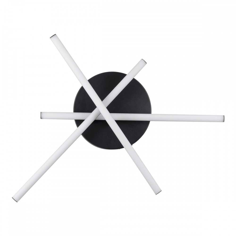 GloboStar® DRACO 61093 Φωτιστικό Οροφής Γραμμικό Linear Design LED CCT 45W 5535lm 120° AC 220-240V - Εναλλαγή Φωτισμού μέσω Τηλεχειριστηρίου All In One Ψυχρό 6000k+Φυσικό 4500k+Θερμό 2700k Dimmable Φ50 x Υ11cm - Μαύρο - 3 Years Warranty