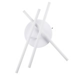 GloboStar® DRACO 61094 Φωτιστικό Οροφής Γραμμικό Linear Design LED CCT 45W 5535lm 120° AC 220-240V - Εναλλαγή Φωτισμού μέσω Τηλεχειριστηρίου All In One Ψυχρό 6000k+Φυσικό 4500k+Θερμό 2700k Dimmable Φ50 x Υ11cm - Λευκό - 3 Years Warranty