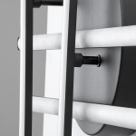 GloboStar® DRACO 61095 Φωτιστικό Οροφής Γραμμικό Linear Design LED CCT 60W 7380lm 120° AC 220-240V - Εναλλαγή Φωτισμού μέσω Τηλεχειριστηρίου All In One Ψυχρό 6000k+Φυσικό 4500k+Θερμό 2700k Dimmable Φ60 x Υ11cm - Μαύρο - 3 Years Warranty