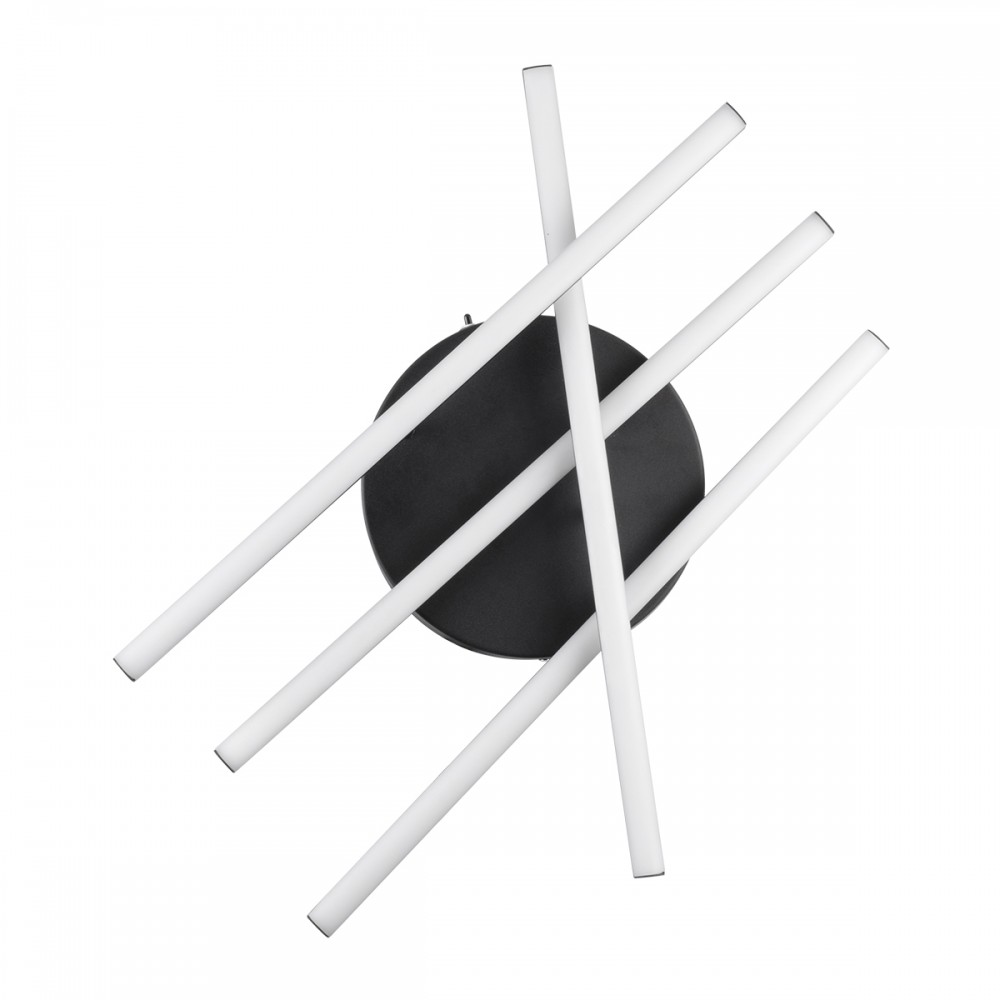 GloboStar® DRACO 61095 Φωτιστικό Οροφής Γραμμικό Linear Design LED CCT 60W 7380lm 120° AC 220-240V - Εναλλαγή Φωτισμού μέσω Τηλεχειριστηρίου All In One Ψυχρό 6000k+Φυσικό 4500k+Θερμό 2700k Dimmable Φ60 x Υ11cm - Μαύρο - 3 Years Warranty