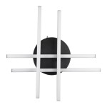 GloboStar® DRACO 61095 Φωτιστικό Οροφής Γραμμικό Linear Design LED CCT 60W 7380lm 120° AC 220-240V - Εναλλαγή Φωτισμού μέσω Τηλεχειριστηρίου All In One Ψυχρό 6000k+Φυσικό 4500k+Θερμό 2700k Dimmable Φ60 x Υ11cm - Μαύρο - 3 Years Warranty