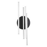 GloboStar® DRACO 61095 Φωτιστικό Οροφής Γραμμικό Linear Design LED CCT 60W 7380lm 120° AC 220-240V - Εναλλαγή Φωτισμού μέσω Τηλεχειριστηρίου All In One Ψυχρό 6000k+Φυσικό 4500k+Θερμό 2700k Dimmable Φ60 x Υ11cm - Μαύρο - 3 Years Warranty