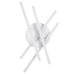 GloboStar® DRACO 61096 Φωτιστικό Οροφής Γραμμικό Linear Design LED CCT 60W 7380lm 120° AC 220-240V - Εναλλαγή Φωτισμού μέσω Τηλεχειριστηρίου All In One Ψυχρό 6000k+Φυσικό 4500k+Θερμό 2700k Dimmable Φ60 x Υ11cm - Λευκό - 3 Years Warranty