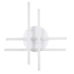 GloboStar® DRACO 61096 Φωτιστικό Οροφής Γραμμικό Linear Design LED CCT 60W 7380lm 120° AC 220-240V - Εναλλαγή Φωτισμού μέσω Τηλεχειριστηρίου All In One Ψυχρό 6000k+Φυσικό 4500k+Θερμό 2700k Dimmable Φ60 x Υ11cm - Λευκό - 3 Years Warranty