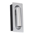 GloboStar® MANHATTAN 61099 Μοντέρνο Χωνευτό Φωτιστικό Τοίχου - Απλίκα Ξενοδοχείου Bed Side LED 3W 405lm 36° AC 220-240V - Reading Light - Μ7 x Π7 x Υ17cm - Φυσικό Λευκό 4500K - Νίκελ Βούρτσας