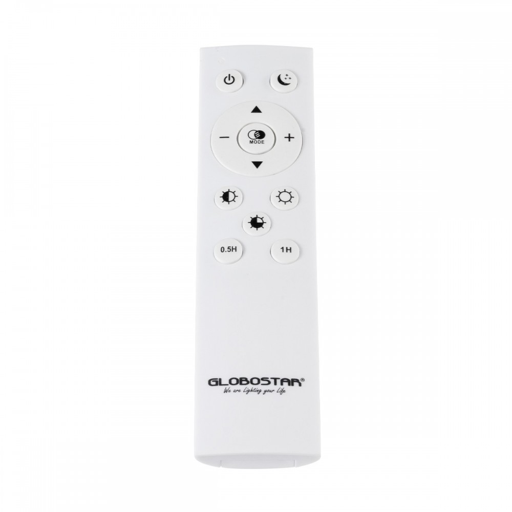 GLOBOSTAR® NEMESIS 61107 Μοντέρνο Φωτιστικό Οροφής LED 67W 7573lm 360° AC 220-240V IP20 Ρυθμιζόμενο Λευκό CCT με Χειριστήριο από 2700K έως 6000K Dimmable - Lumileds SMD Chip - Χρυσό Βούρτσας - Μ84 x Π45 x Υ13cm - 3 Χρόνια Εγγύηση