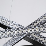 GloboStar® DIAMOND TRIO 61136-DECO Κρεμαστό Φωτιστικό Δαχτυλίδι-Κύκλος LED CCT 100W 12123lm 360° AC 220-240V - Εναλλαγή Φωτισμού μέσω Τηλεχειριστηρίου All In One Ψυχρό 6000k+Φυσικό 4500k+Θερμό 2700k Dimmable Φ25+40+60cm - Μαύρο - 3 Years Warranty