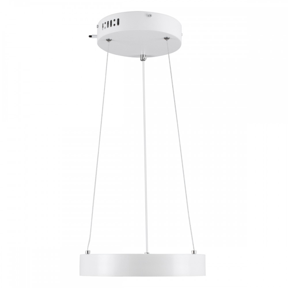 GloboStar® NEMESIS 61153 Κρεμαστό Φωτιστικό Δαχτυλίδι-Κύκλος LED CCT 20W 2356lm 360° AC 220-240V - Εναλλαγή Φωτισμού μέσω Τηλεχειριστηρίου All In One Ψυχρό 6000k+Φυσικό 4500k+Θερμό 2700k Dimmable Φ25cm - Λευκό - 3 Years Warranty