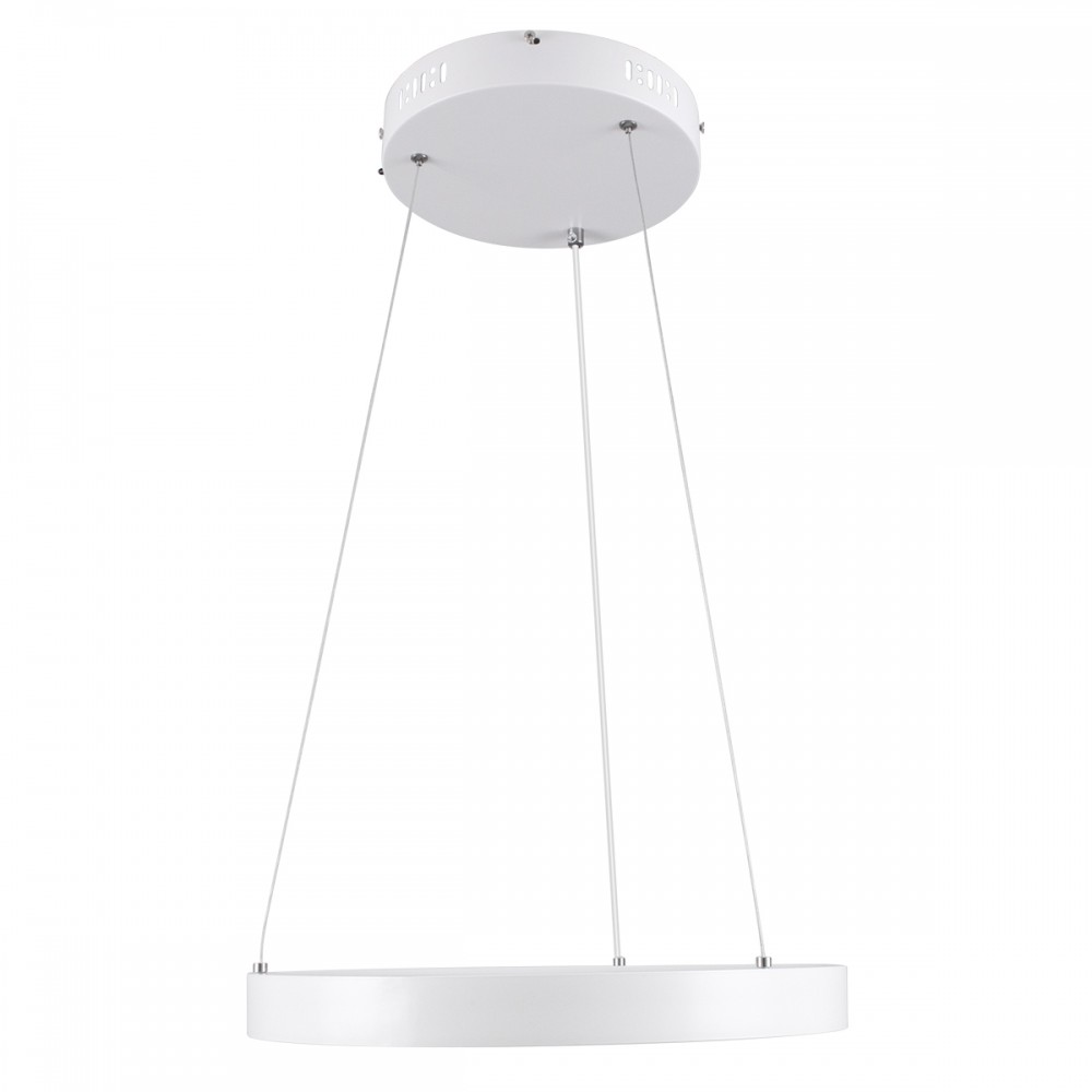 GloboStar® NEMESIS 61156 Κρεμαστό Φωτιστικό Δαχτυλίδι-Κύκλος LED CCT 30W 3513lm 360° AC 220-240V - Εναλλαγή Φωτισμού μέσω Τηλεχειριστηρίου All In One Ψυχρό 6000k+Φυσικό 4500k+Θερμό 2700k Dimmable Φ40cm - Λευκό - 3 Years Warranty