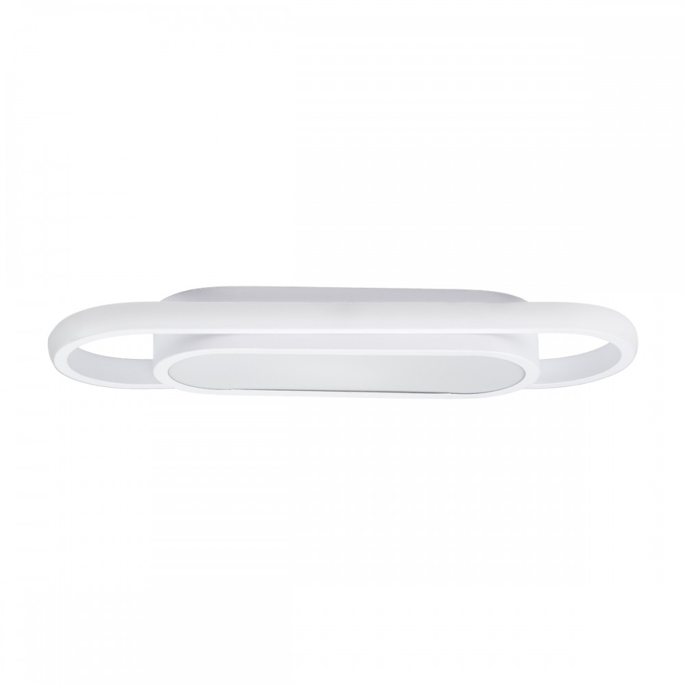 GloboStar® IGOR 61217 Φωτιστικό Οροφής Linear Design LED CCT 24W 2880lm 210° AC 220-240V - Εναλλαγή Φωτισμού μέσω Διακόπτη On/Off All In One Ψυχρό 6000k+Φυσικό 4500k+Θερμό 2700k Μ41 x Π13 x Υ4.5cm - Λευκό - 3 Years Warranty