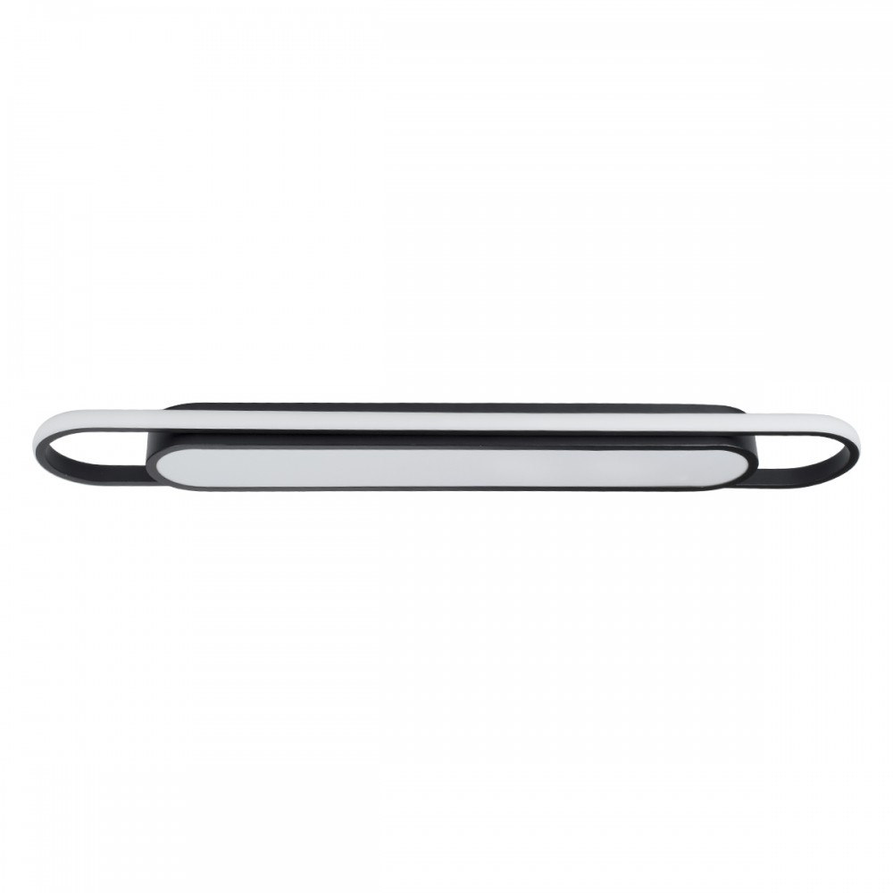 GloboStar® IGOR 61218 Φωτιστικό Οροφής Linear Design LED CCT 48W 5760lm 210° AC 220-240V - Εναλλαγή Φωτισμού μέσω Διακόπτη On/Off All In One Ψυχρό 6000k+Φυσικό 4500k+Θερμό 2700k Μ81 x Π13 x Υ4.5cm - Μαύρο - 3 Years Warranty