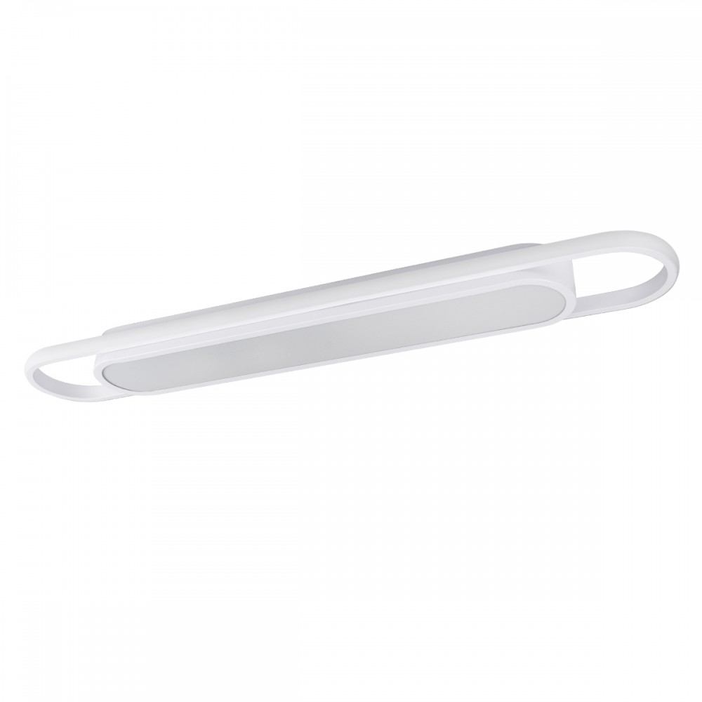 GloboStar® IGOR 61219 Φωτιστικό Οροφής Linear Design LED CCT 48W 5760lm 210° AC 220-240V - Εναλλαγή Φωτισμού μέσω Διακόπτη On/Off All In One Ψυχρό 6000k+Φυσικό 4500k+Θερμό 2700k Μ81 x Π13 x Υ4.5cm - Λευκό - 3 Years Warranty