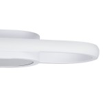 GloboStar® IGOR 61219 Φωτιστικό Οροφής Linear Design LED CCT 48W 5760lm 210° AC 220-240V - Εναλλαγή Φωτισμού μέσω Διακόπτη On/Off All In One Ψυχρό 6000k+Φυσικό 4500k+Θερμό 2700k Μ81 x Π13 x Υ4.5cm - Λευκό - 3 Years Warranty