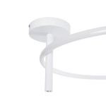 GloboStar® VERONA 61224 Φωτιστικό Οροφής Δαχτυλίδι-Κύκλος LED CCT 36W 4032lm 360° AC 220-240V - Εναλλαγή Φωτισμού μέσω Διακόπτη On/Off All In One Ψυχρό 6000k+Φυσικό 4500k+Θερμό 2700K Φ60 x Υ23cm - Λευκό - 3 Χρόνια Εγγύηση