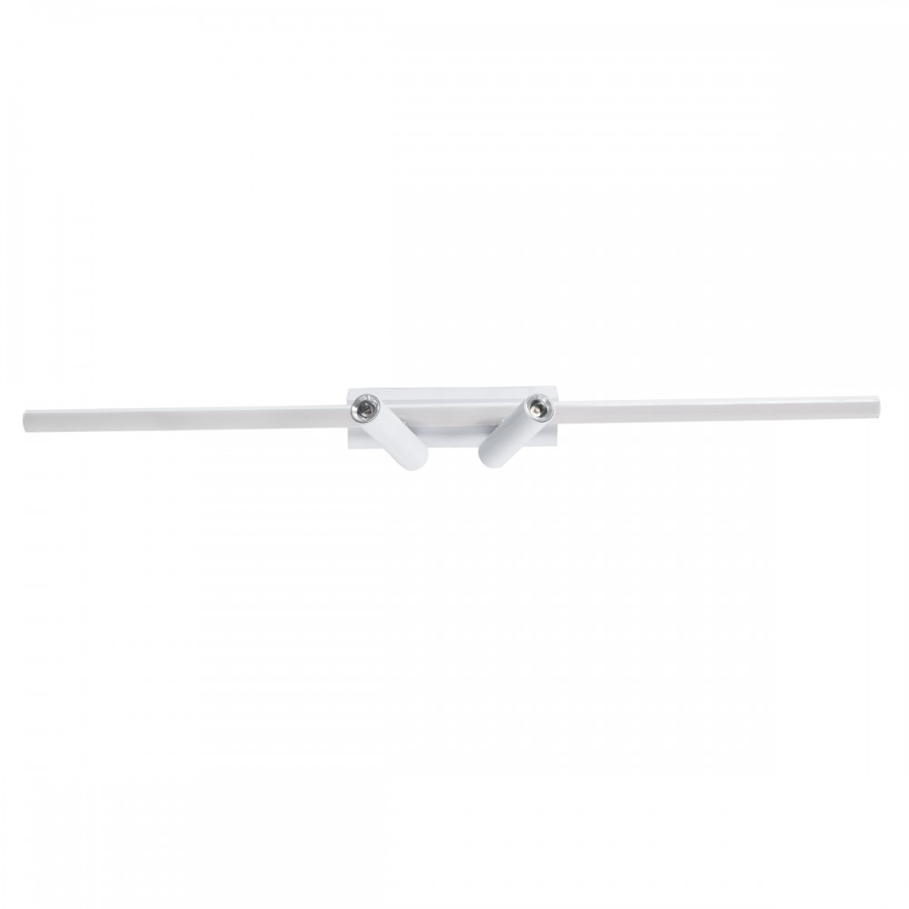 GLOBOSTAR® BARETTI 61227 Φωτιστικό Οροφής Linear Design LED CCT με Κινούμενα Σποτ LED Downlight 24W 2688lm 160° & 45° AC 220-240V IP20  - Εναλλαγή Φωτισμού μέσω Διακόπτη On/Off All In One Ψυχρό 6000k+Φυσικό 4500k+Θερμό 2700k - Μ80 x Π5.5 x Υ5 cm - Λευ