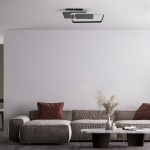 GloboStar® SQUARO 61231 Φωτιστικό Οροφής Δαχτυλίδι-Κύκλος LED CCT 75W 8400lm 360° AC 220-240V - Εναλλαγή Φωτισμού μέσω Τηλεχειριστηρίου All In One Ψυχρό 6000k+Φυσικό 4500k+Θερμό 2700k Dimmable Μ48.5 x Π51 x Υ9cm - Μαύρο - 3 Years Warranty